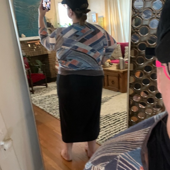 Anthropologie Moth multi stripe wrap cardigan in L - Picture 3 of 6